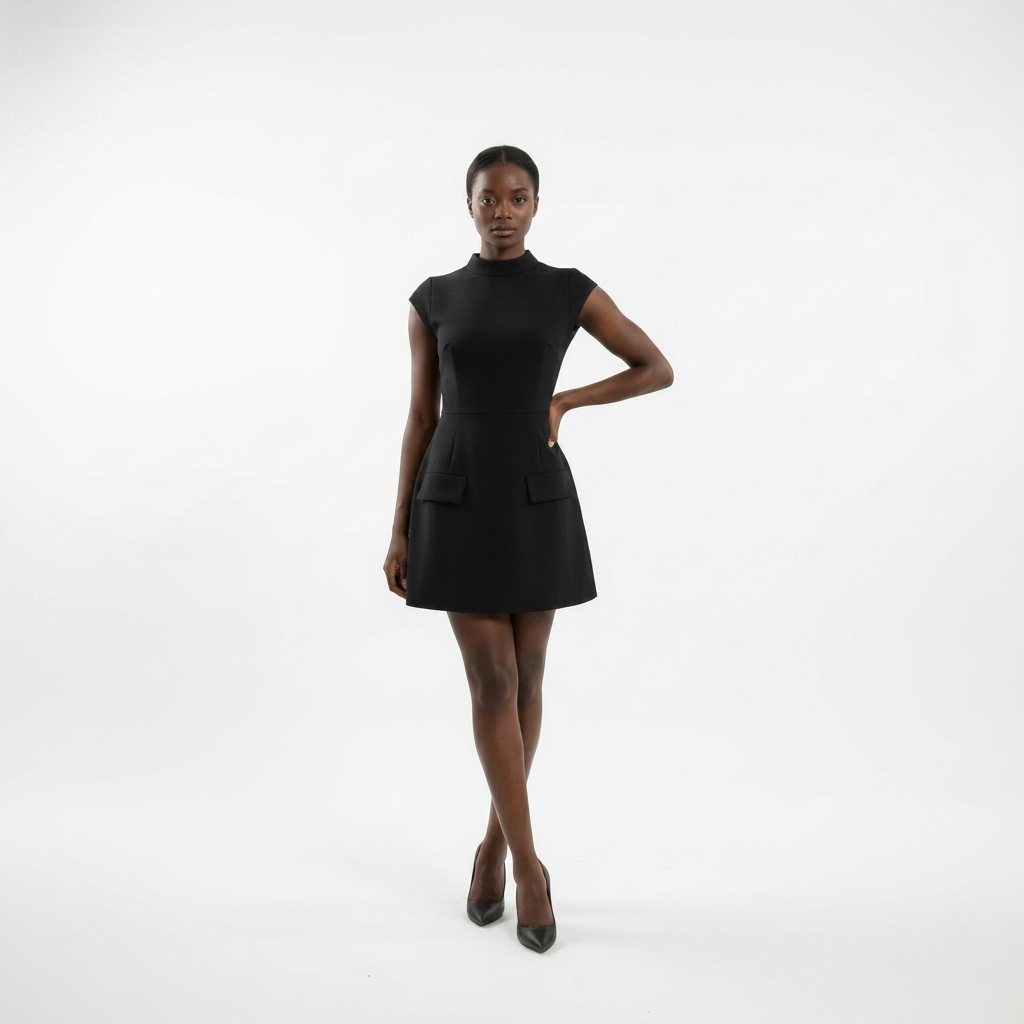 Robe Victoria – Mini robe noire élégante