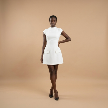 Robe Victoria – Mini robe noire élégante